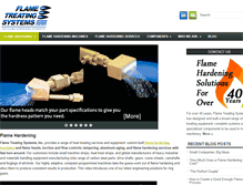 Tablet Screenshot of flametreatingsystems.com